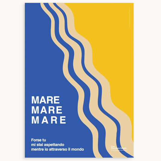 Poster 'Mare mare' - 42x59,4 cm