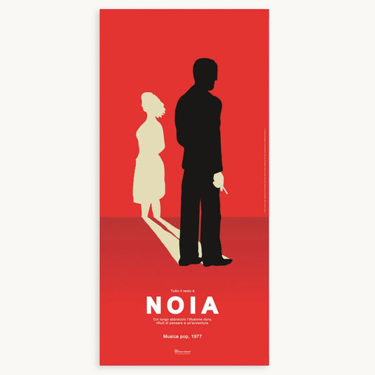Poster 'Tutto il resto è noia' - 33x70 cm