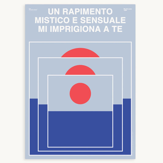 Poster 'E ti vengo a cercare' - 50x70 cm