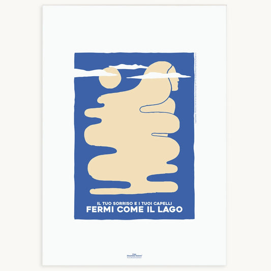 Poster 'Lugano addio' - 35x50 cm